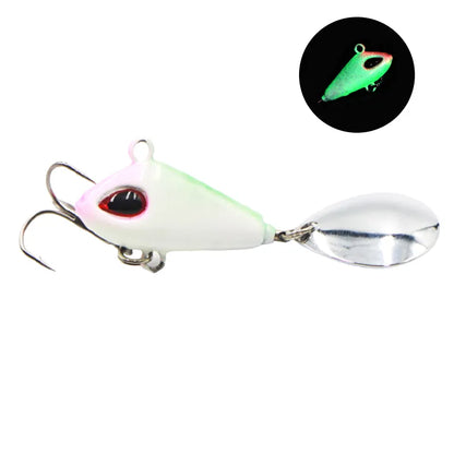 1pc 6/11/18/22g VIB Crankbaits Fishing Lure Spoon Wobble: The Ultimate Spin Jig Spinner Lures for Freshwater & Saltwater Fishing