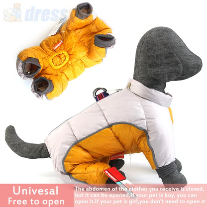 Winter Pet Dog Clothes Super Warm Jacket Thicker Cotton Coat Waterproof Small Dogs Pets Clothing for French Bulldog Puppy