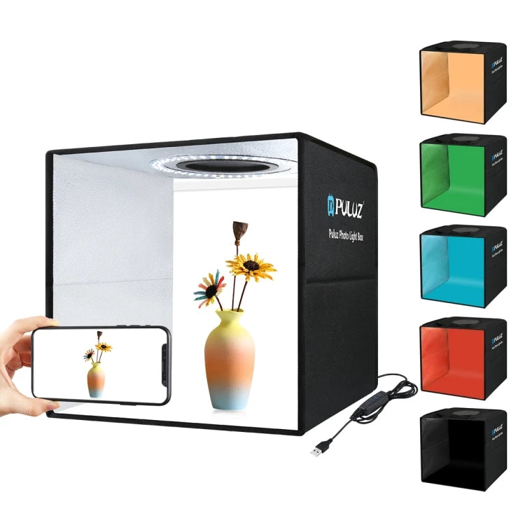 Original PULUZ Photo Studio Light Box 30cm Shooting Light Tent Photo Studio Box With Adjustable Brightness Photo Studio