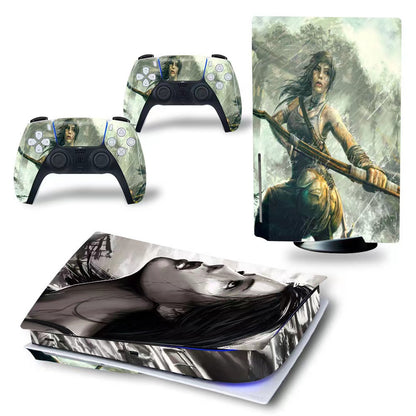 Water Proof Shock Proof OEM Spiderman Game Consoles Dualsense Wireless Controller Sticker for Ps5
