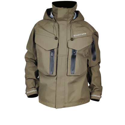Aventik Fishing Jacket Breathable Outdoor Waterproof Rain Wading Jacket for Men Fishing Clothes Hiking Kayak and Hunting