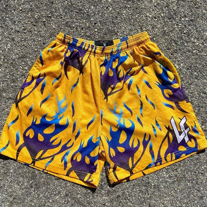 New Arrivals Mesh Basketball Shorts All Over Print Sport Mens Basketball Shorts