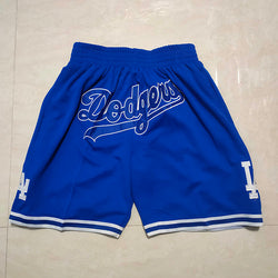 Embroidery Basketball Shorts Retro Sweat Vintage Bulls Magic Heat All Star Basketball Wear Shorts Zipper Pockets Just Men Don