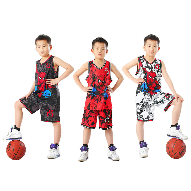 Boys Girls Basketball Jersey Uniform Breathable Child Wholesale Blank Basketball Jerseys