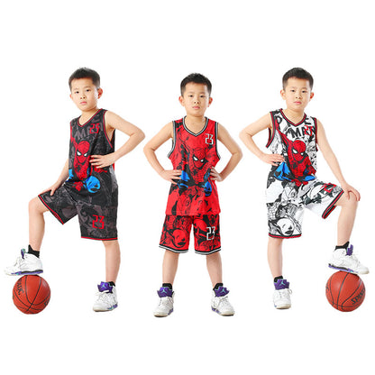 Boys Girls Basketball Jersey Uniform Breathable Child Wholesale Blank Basketball Jerseys