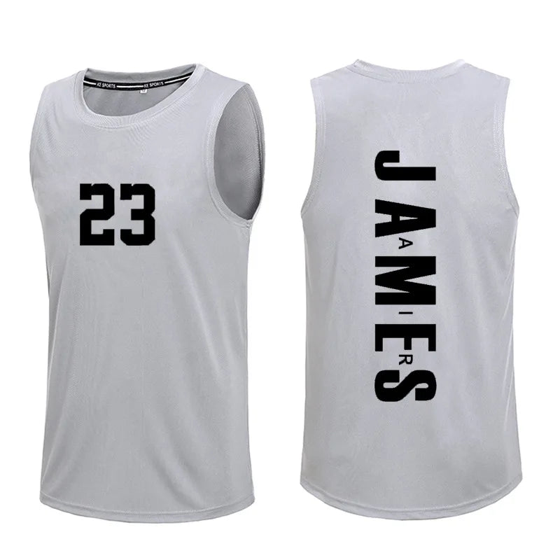 Wholesale Customized Basketball Shirt Vest Men's Loose Increase Summer Thin Quick Dry Sports Casual Jersey
