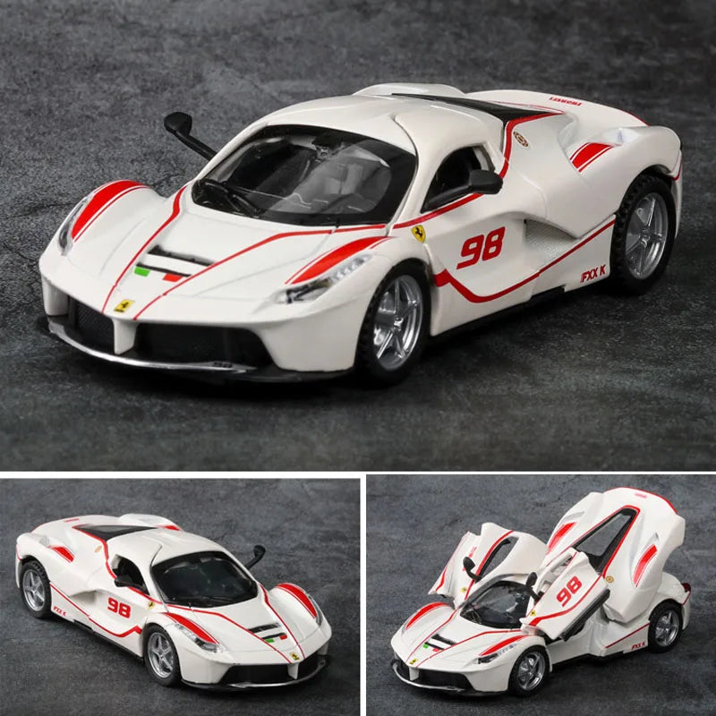 1:32 Laferrari FXXK Toy Alloy Car Diecasts & Toy Vehicles Sound and Light Car Model Collection Car Toys for Children