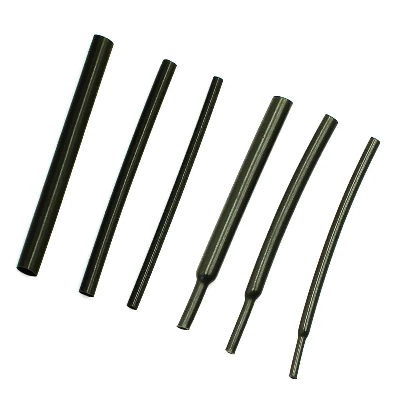 30PCS Carp Fishing Accessories Heat Shrink Tubes Rubber Sleeves Heating Shrink Tubing for Carp Ronnie Rigs Croase Fishing Tackle