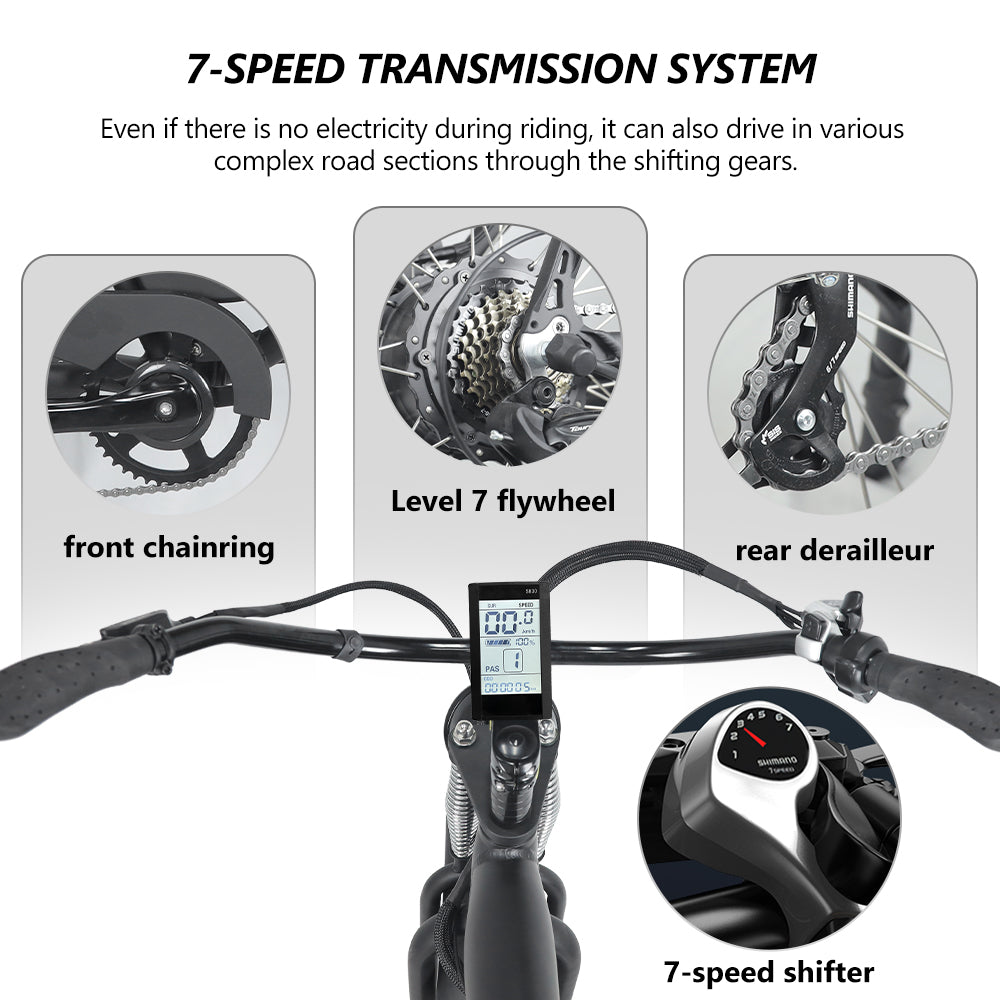 EU USA Warehouse Hidoes B3 Women Men Electric Bikes 26 Inch Tyre Electric-Bike Smart Off Road Electric-Bike