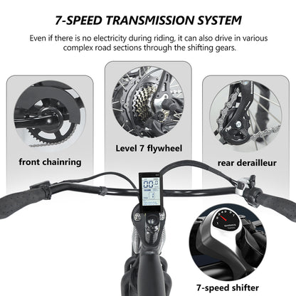 EU USA Warehouse Hidoes B3 Women Men Electric Bikes 26 Inch Tyre Electric-Bike Smart Off Road Electric-Bike