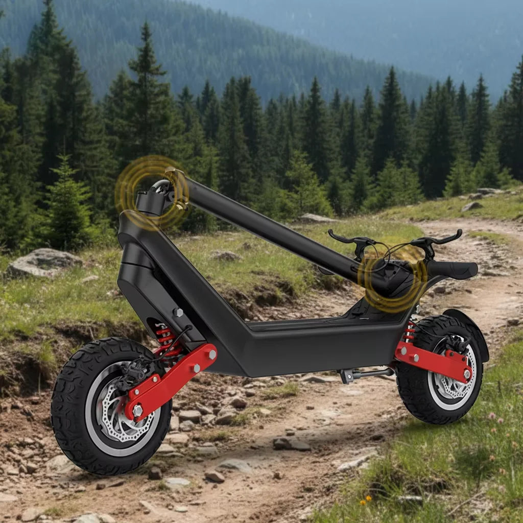 KIXIN HX X10 New Design 100km Range Cross-Country Mountain Scooter Electric Dual Motor Scooters Two Wheel Electric Scooter Adult