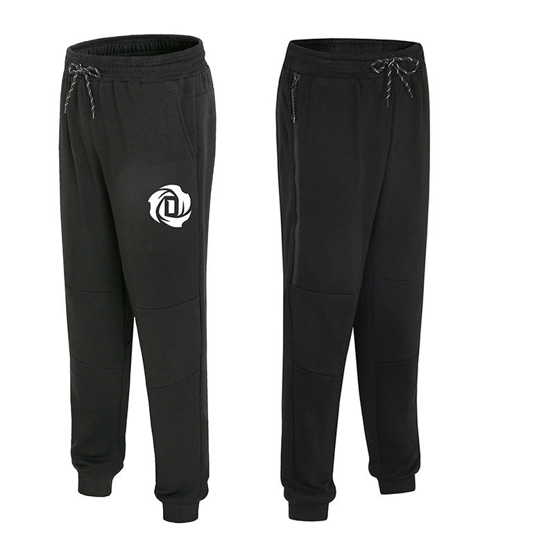 Wholesale Customized Basketball Training Pants Men'S Spring and Autumn Thin Zipper Cotton Casual Pants