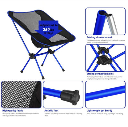 Cheap Plastic Portable Black Folding Foldable Game Fishing Outdoor Chair