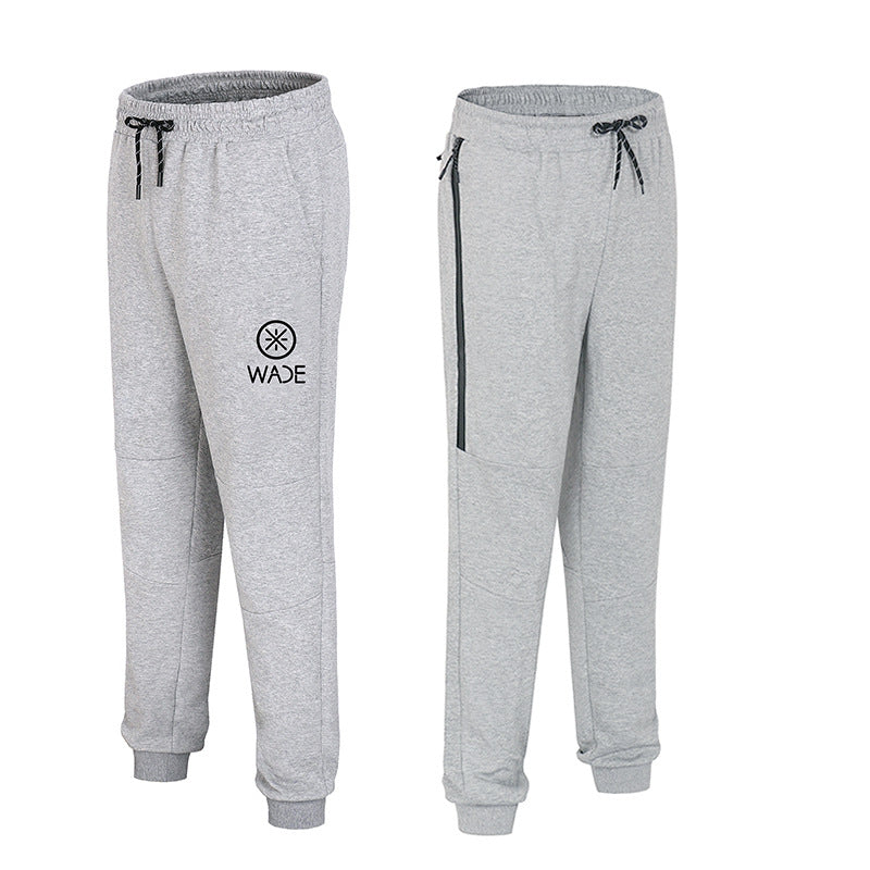 Wholesale Customized Basketball Training Pants Men'S Spring and Autumn Thin Zipper Cotton Casual Pants