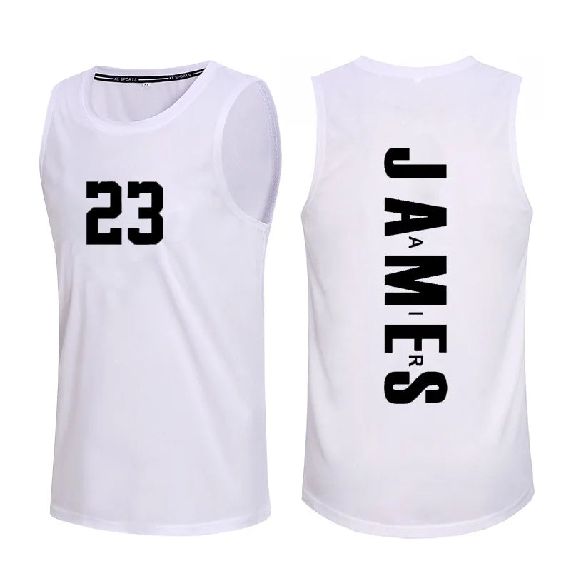 Wholesale Customized Basketball Shirt Vest Men's Loose Increase Summer Thin Quick Dry Sports Casual Jersey