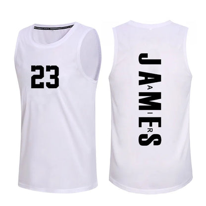 Wholesale Customized Basketball Shirt Vest Men's Loose Increase Summer Thin Quick Dry Sports Casual Jersey