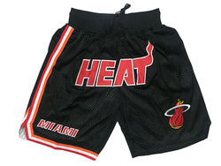 Embroidery Basketball Shorts Retro Sweat Vintage Bulls Magic Heat All Star Basketball Wear Shorts Zipper Pockets Just Men Don