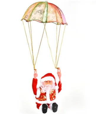 Dropshipping Santa Claus Musical Climbing Rope Ladder Electric Musical Toy Ornaments for Holiday Season MOQ 1 Piece