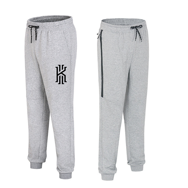 Wholesale Customized Basketball Training Pants Men'S Spring and Autumn Thin Zipper Cotton Casual Pants