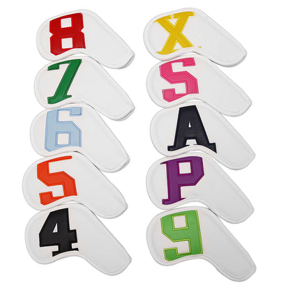 Siranlive Golf Iron Head Covers 9pcs/10pcso