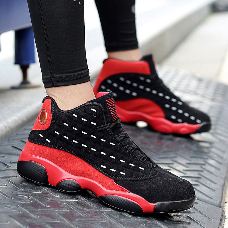 Fashion Mens Custom Basketball Shoes Couple Breathable Basketball Sport Shoes