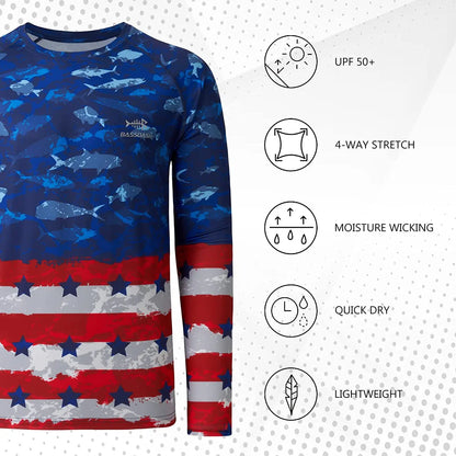 Custom Made Anti Uv Sun Protection Sublimation Fish Shirts Fishing Wear Quick Dry Long Sleeve Fishing Shirts
