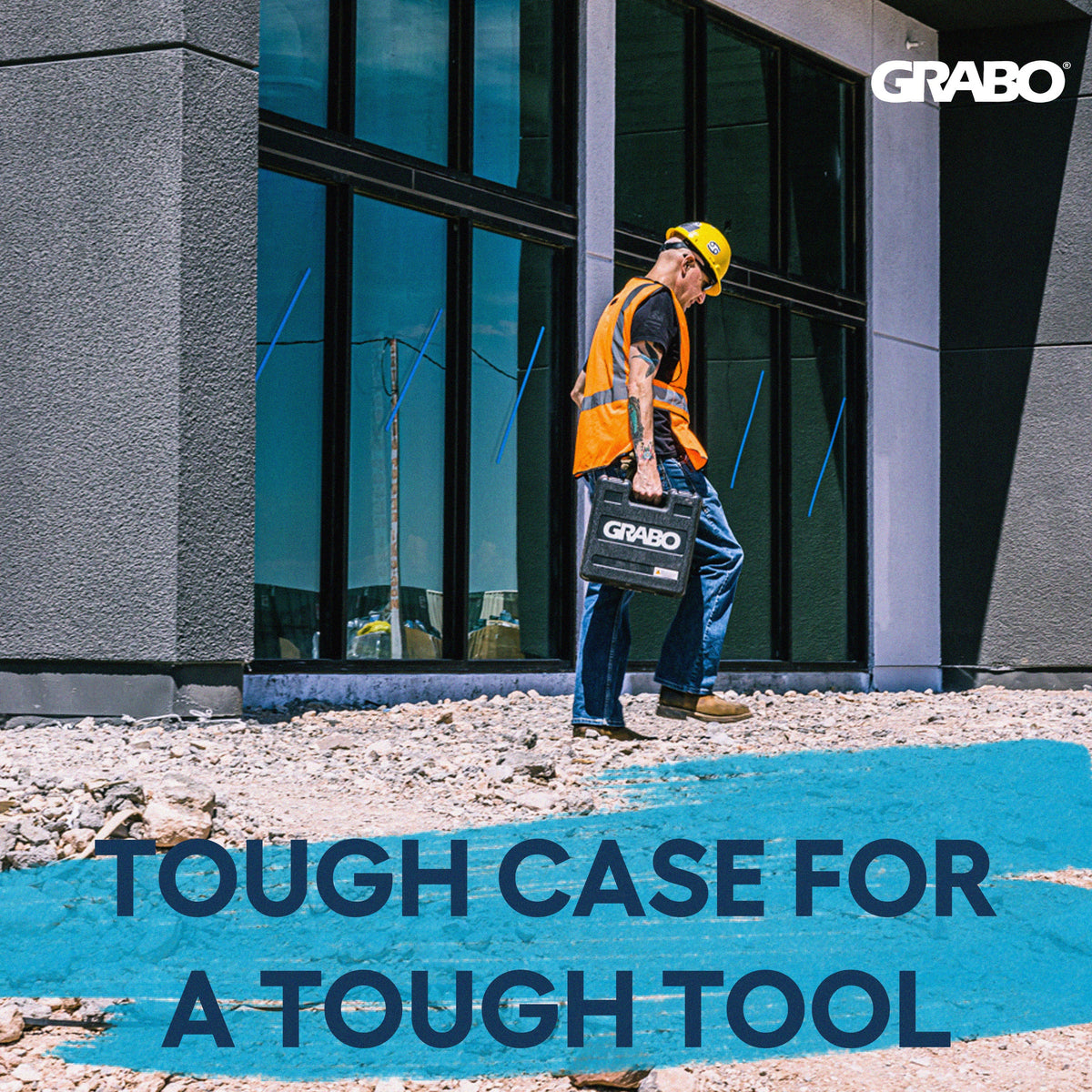 GRABO Pro Cordless Suction Gripster 375 Lb Kit With Hardshell Case