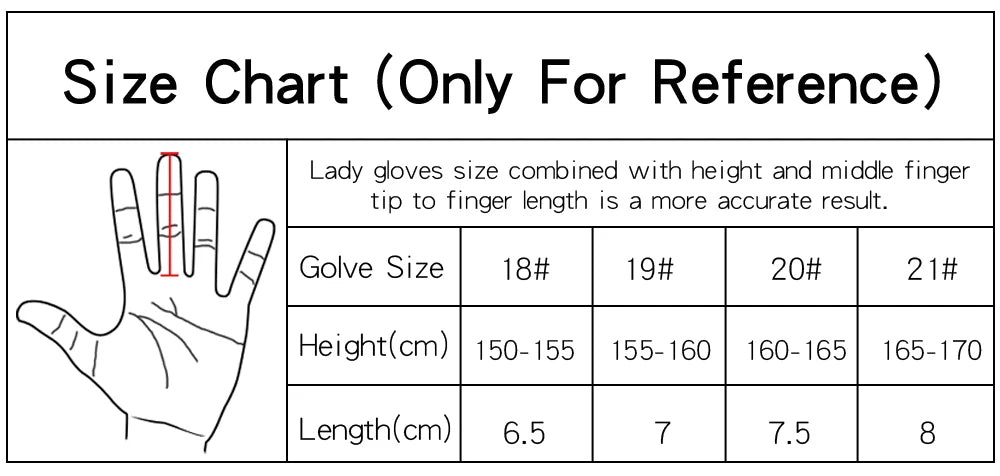 GOLF GLOVES 1 Pair GOG SHEEPSKIN Genuine Leather + Lycra Free Shipping Brand New Left / Right Hand for Women Lady Sports Glove