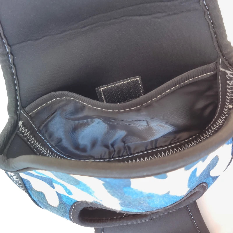 SBR Cloth Camouflage Spinning Fishing Reel Bag for Fishing Line Wheel Protection Spinning Reel Package Fishing Storage Bag