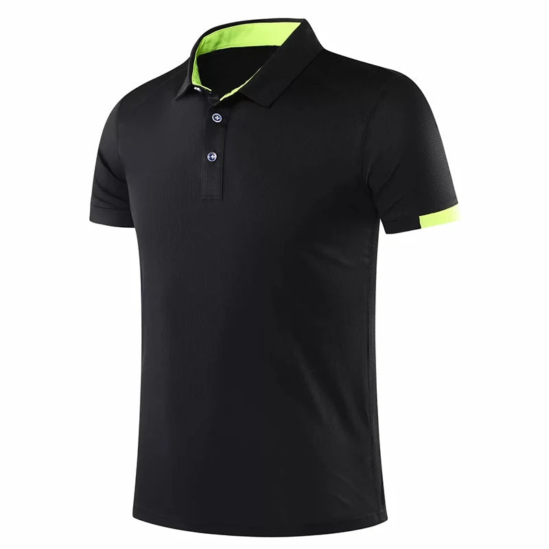 2020 New Men Golf Shirts Outdoor Sportswear Short Sleeve Women Golf Polos Shirt Badminton Running Soccer Jerseys GYM Shirts