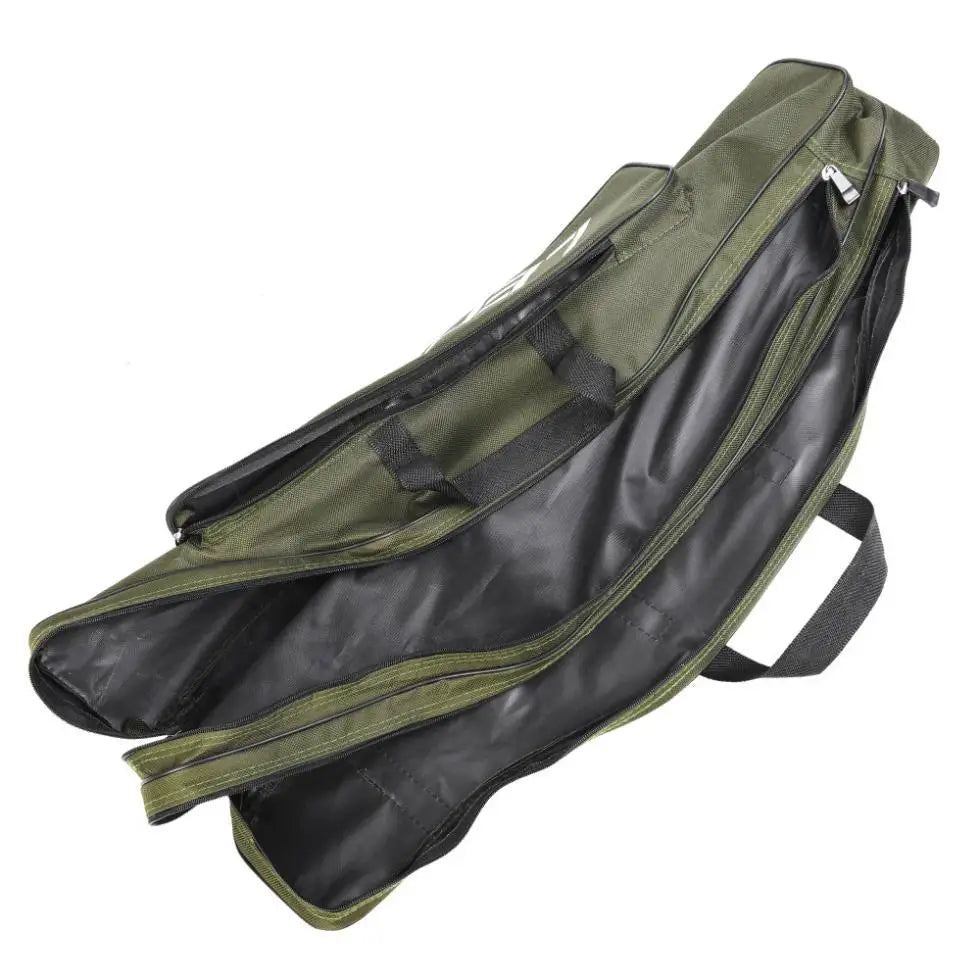0.8m/1m/1.2m/1.5m Double Layer Large Capacity Fishing Rod Bags 600D Oxford Cloth Sea Fishing Tackle Foldable Package