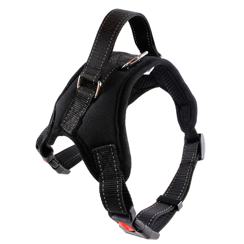New Pets Dog Harness Vest Reflective Tape Breathable Mesh Pet Dogs Leash Harness S/M/L/Xl Dog Collar Accessories Dropship