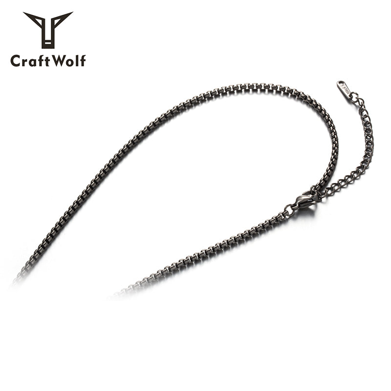 Craft Wolf Stainless Steel Jewelry Men Basketball Shape Necklace