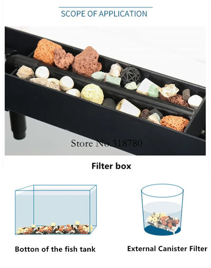 420G /Pack Aquarium Filter Media Activated Carbon Ceramic Rings Bio Balls Fish Tank Water Filter Material Aquarium Accessories