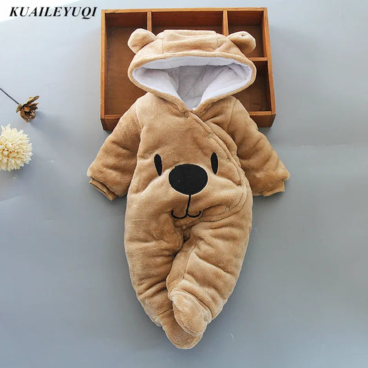 New Baby Cartoon Romper Baby Winter