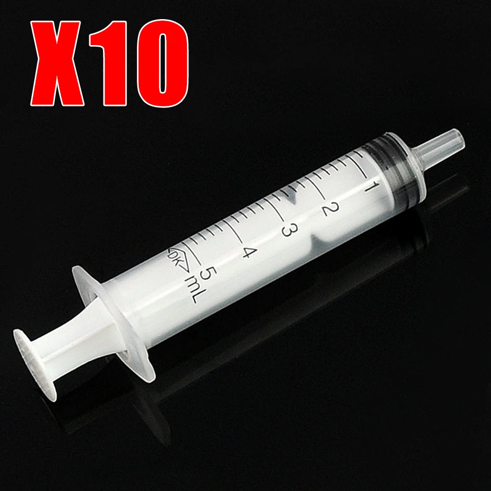 1ml 2.5ml 3ml 5ml 10ml 20ml 30ml 50ml 10Pcs Disposable Syringe Pet No Sterile Feeder Needle Glue Disposable Syringe