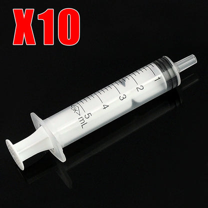 1ml 2.5ml 3ml 5ml 10ml 20ml 30ml 50ml 10Pcs Disposable Syringe Pet No Sterile Feeder Needle Glue Disposable Syringe