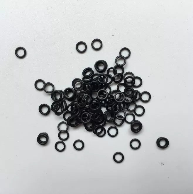 100Pcs Carp Fishing Rigs Quick Round Rig Rings Fishing Rigs O Rings 3.1mm 3.7mm Accessories Fishing Tackle