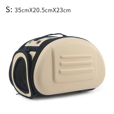 Pure Color Pet Carrier Bag Portable Outdoor Cat Foldable Dog Travel Pet Bag Puppy Carrying Shoulder Dog Bags