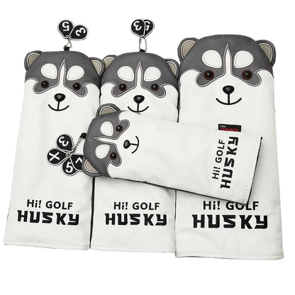 Lovely Husky Golf Driver Head Cover