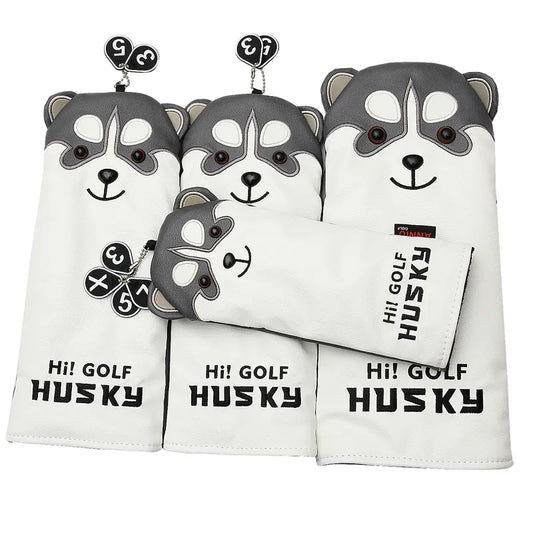 Lovely Husky Golf Driver Head Cover
