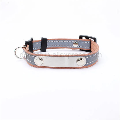 3 In1 Engraved Cat Collar Reflective Kitten ID Tag Phone Number Nameplate Puppy Collar Charms Small Dog Chain Medium Pet ID Tag
