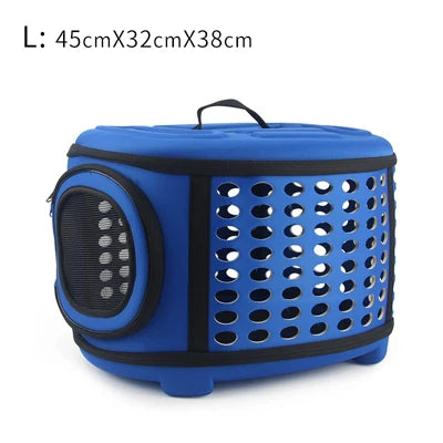 Pure Color Pet Carrier Bag Portable Outdoor Cat Foldable Dog Travel Pet Bag Puppy Carrying Shoulder Dog Bags