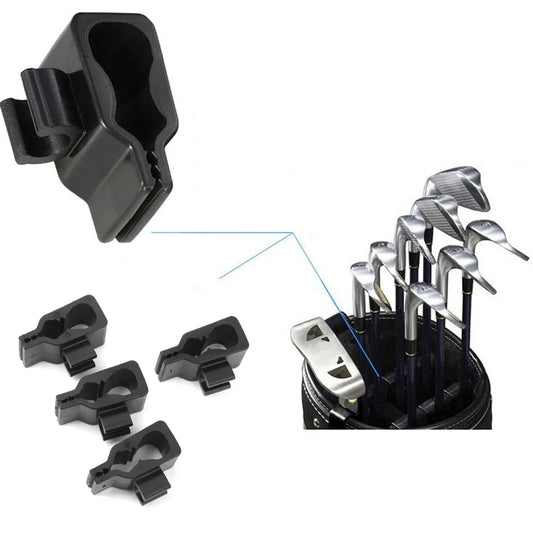 14x ABS Resin Golf Bag Club Organizer Clip Holder Set for All Wedge Iron Driver Putter