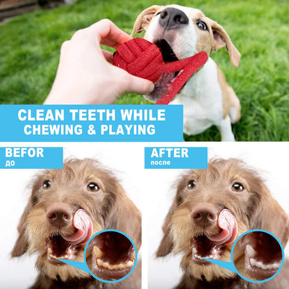 12Pcs Large Dog Toy Sets Chew Rope Toys for Dog Chewing Toys for Dog Outdoor Teeth Clean Toy for Big Dogs Juguete Para Perros