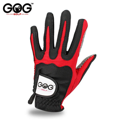 GOG Men's Gloves Golf Gloves Single Slip-Resistant Breathable Left Right Hand 1pcs Red Blue Yellow Green Sports Gloves Brand New