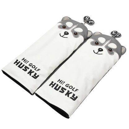 Lovely Husky Golf Driver Head Cover