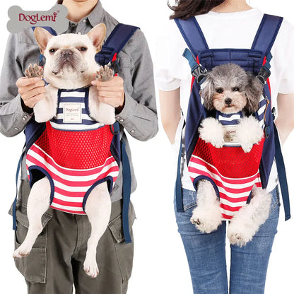 Pet Dog Cat Carrier Backpack Travel Carrier Front Chest Large Portable Bags for Pet Outdoor Transportin Mochila Para Perro