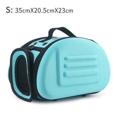 Pure Color Pet Carrier Bag Portable Outdoor Cat Foldable Dog Travel Pet Bag Puppy Carrying Shoulder Dog Bags