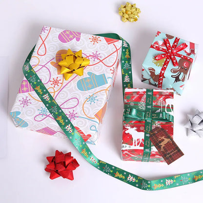 5piece 52x75cm Merry Christmas Decoration Wrapping Gift Wrap Paper New Year Artware Packing Package Paper Christmas Paper